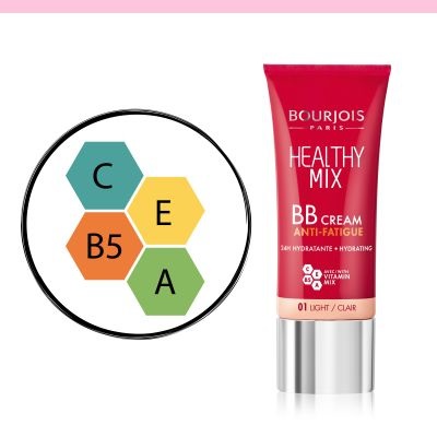 Bourjois Healthy Mix BB Cream Anti-Fatigue Illuminante 30 ml - Tonalità 01 Light