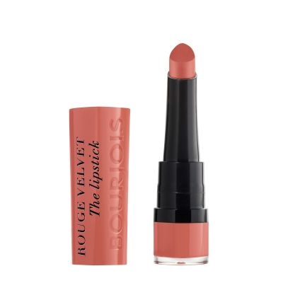 Bourjois Rouge Velvet The Lipstick 2,4 g - Rossetto Opaco Lunga Tenuta 015 Peach Tatin