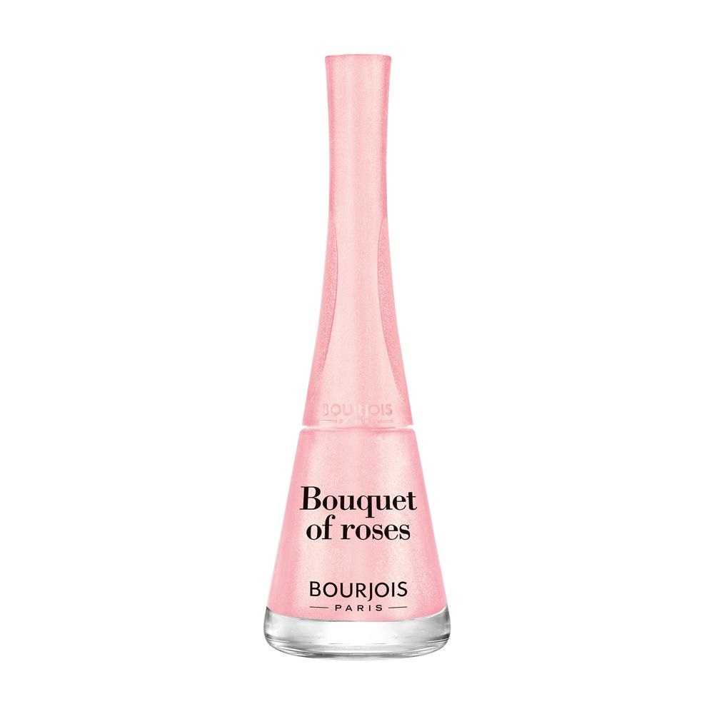Bourjois 1 Seconde Smalto per Unghie 9 ml - Colore 13 Bouquet of Roses, Asciugatura Rapida, Effetto Manicure Professionale