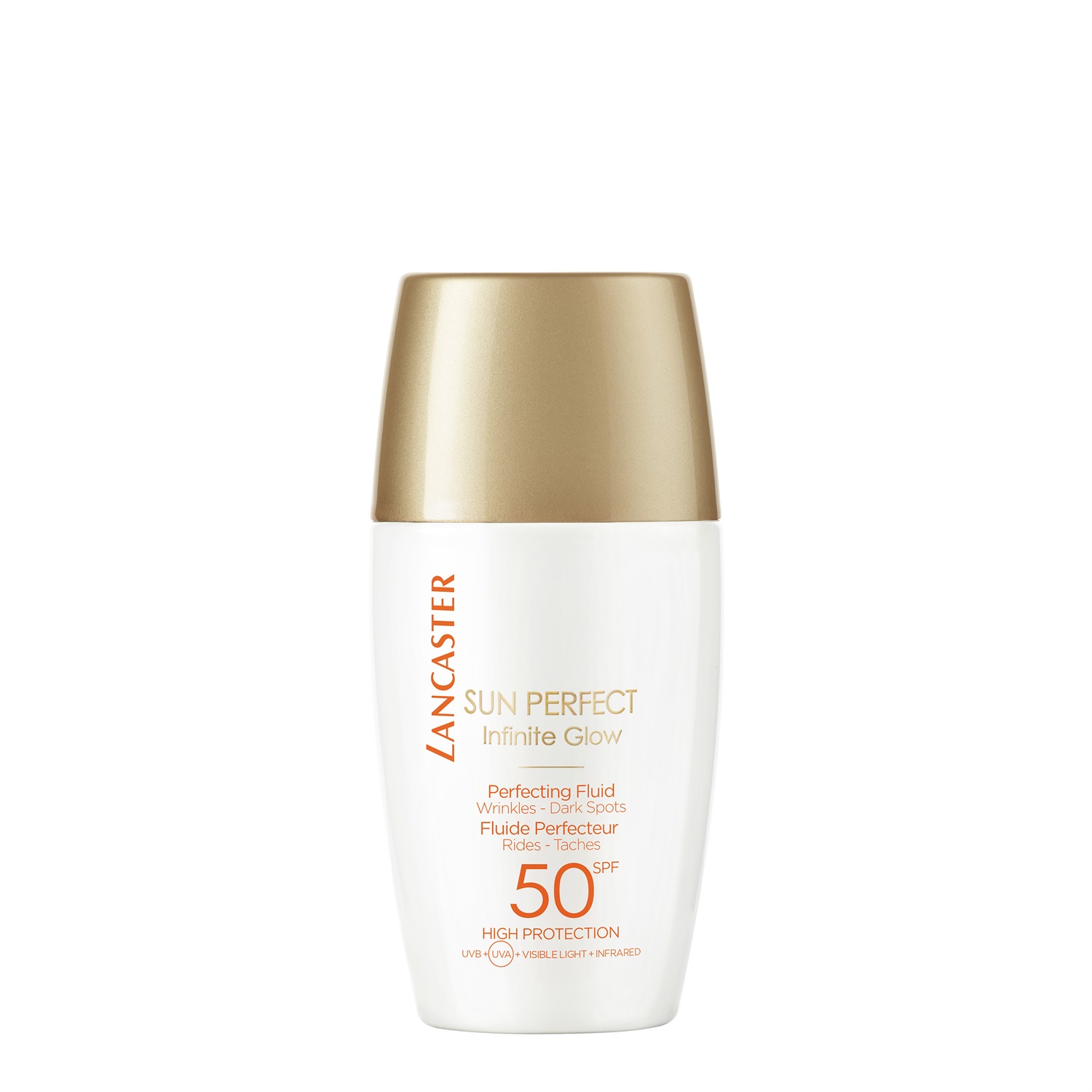 Lancaster Sun Perfect Fluido Perfezionatore SPF 50 - Protezione Solare Efficace 30ml con Full Light Technology e Anti-ageing