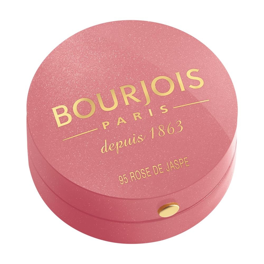 Bourjois Little Round Pot Blush 95 Rose de Jaspe 2,5 g - Finish naturale, Texture leggera e sfumabile, Pigmenti a lunga tenuta