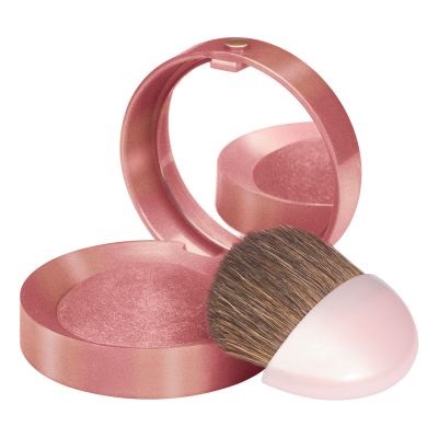 Bourjois Little Round Pot Blush Fard Illuminante Compatto 15 Rose Eclat 2,5 g - Texture Morbida e Leggera