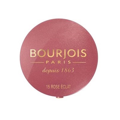 Bourjois Little Round Pot Blush Fard Illuminante Compatto 15 Rose Eclat 2,5 g - Texture Morbida e Leggera
