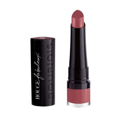 Bourjois Rouge Fabuleux Rossetto Stick 04 Jolie Mauve - 2,4 g, Lunga Durata, Effetto Satinato, Formula Cremosa e Idratante