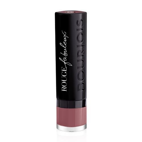 Bourjois Rouge Fabuleux Rossetto Stick 04 Jolie Mauve - 2,4 g, Lunga Durata, Effetto Satinato, Formula Cremosa e Idratante