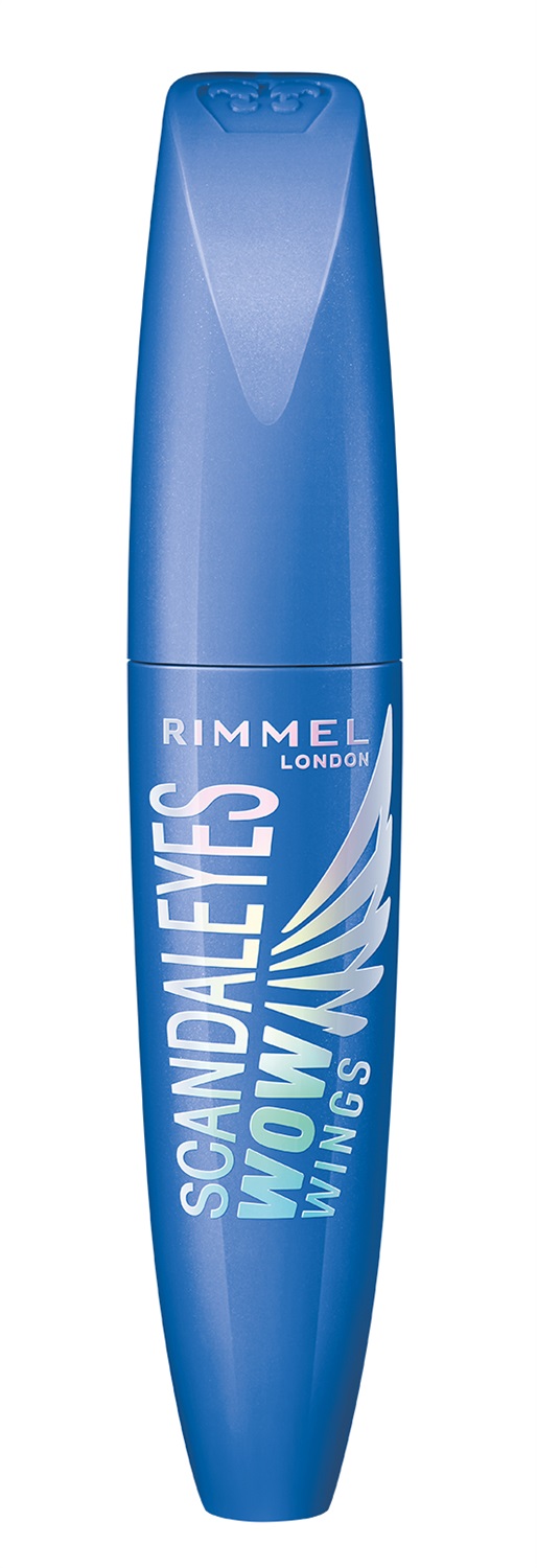 Rimmel ScandalEyes WOW Wings Mascara Waterproof 12 ml - Nero, Formula Ultra Volumizzante, Effetto WOW, Applicatore Alato