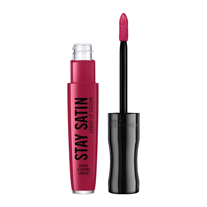 Rimmel London Rossetto Liquido Stay Satin 800 Rad, 6 ml - Finish Satinato e Lunga Durata