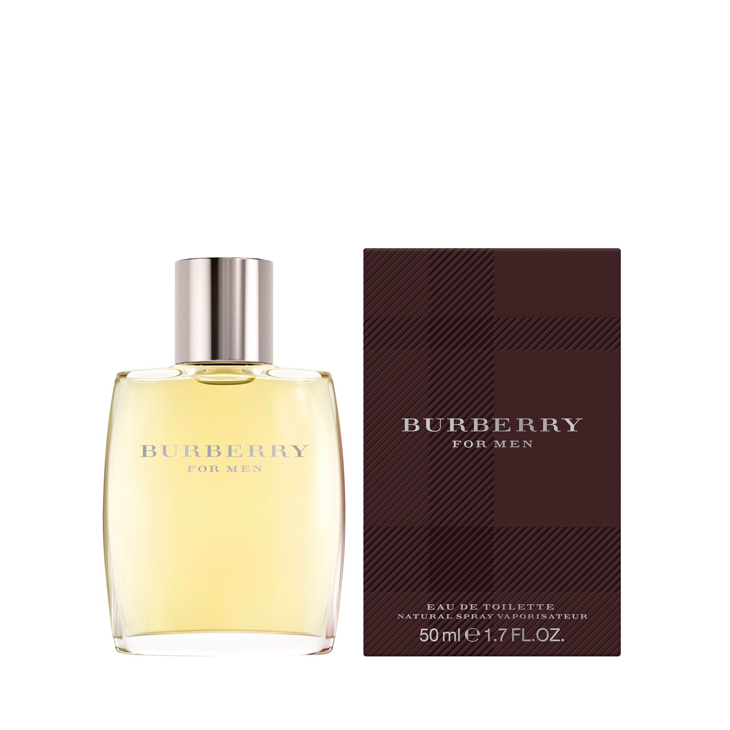 Burberry For Men Eau de Toilette 50ml - Fragranza Aromatica Legnosa con Note di Bergamotto, Lavanda e Menta