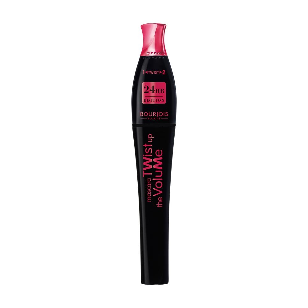 Bourjois Twist Up The Volume Mascara 23 Black 8 ml - Volumizzante, Allungante, Formula Vegana e Resistente all'Acqua