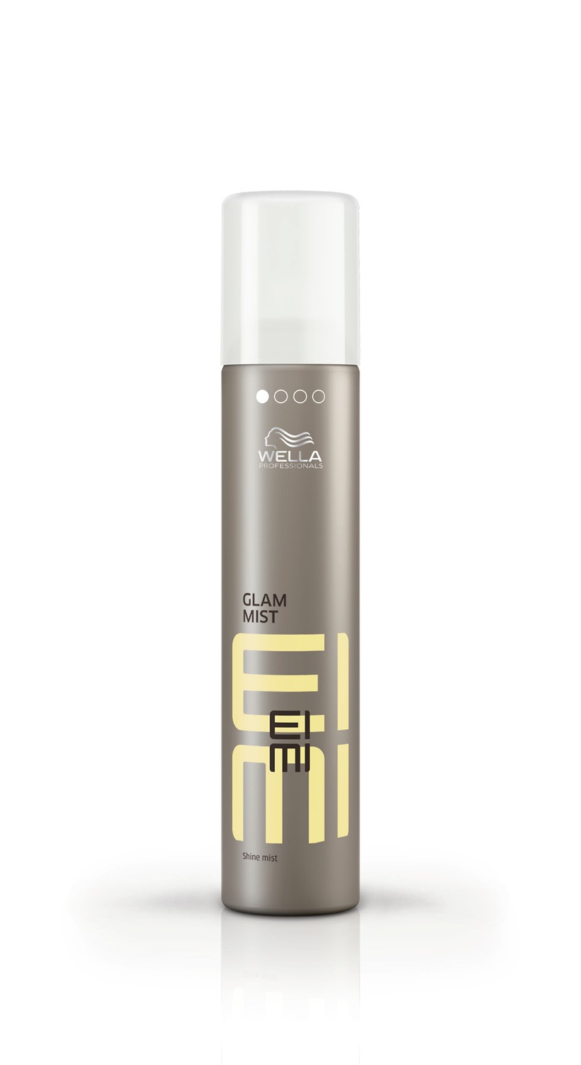 Wella EIMI Glam Mist Spray Lucidante 200 ml - Brillantezza Effetto Specchio, Anti-Crespo, Protezione UV