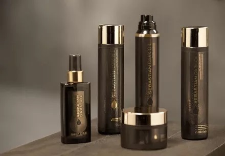 Sebastian Professional Dark Oil Lightweight Mask - Maschera Nutriente e Volumizzante 150 ml per Capelli Splendenti e Setosi