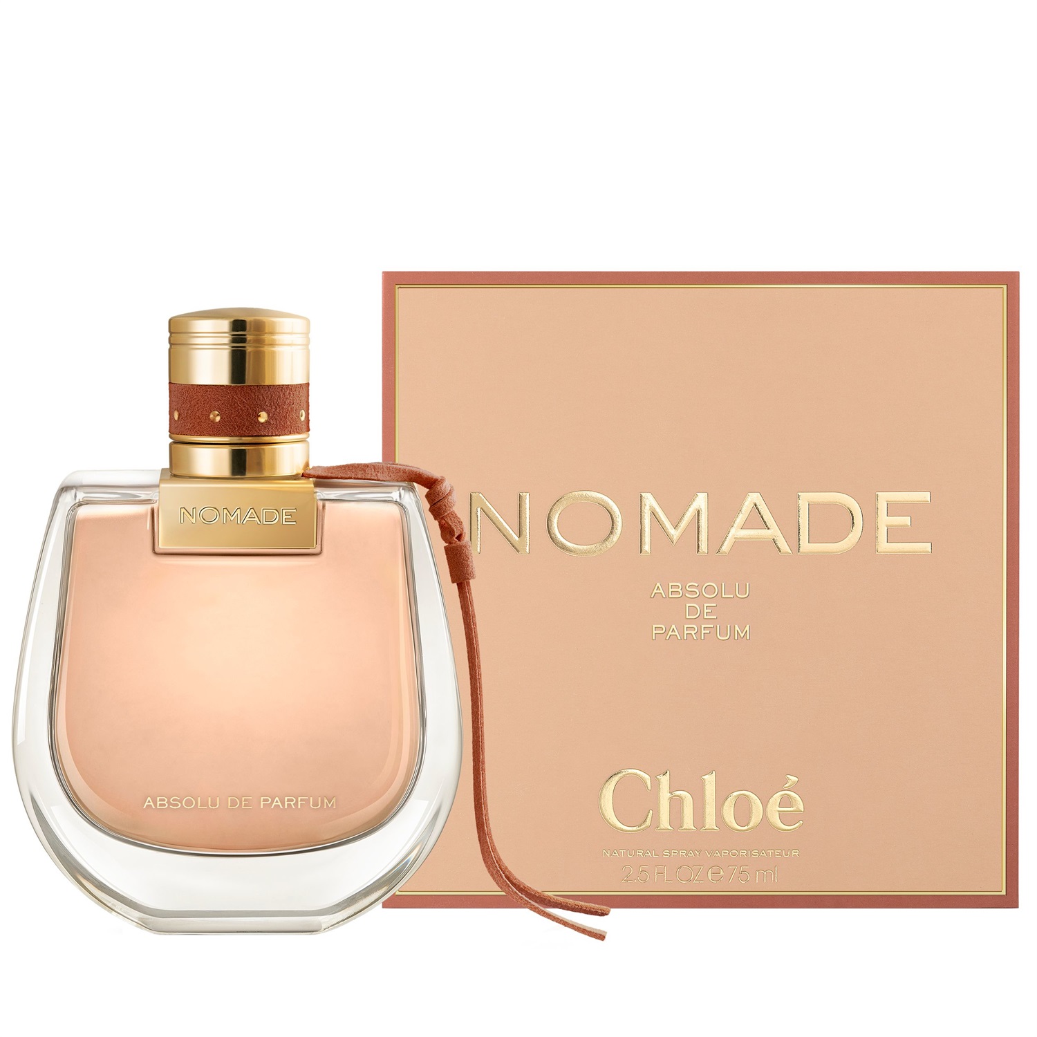 Chloé Nomade Absolu de Parfum 75ml - Eau de Parfum Chypre Fruttato con Note di Mirabella, Davana e Muschio