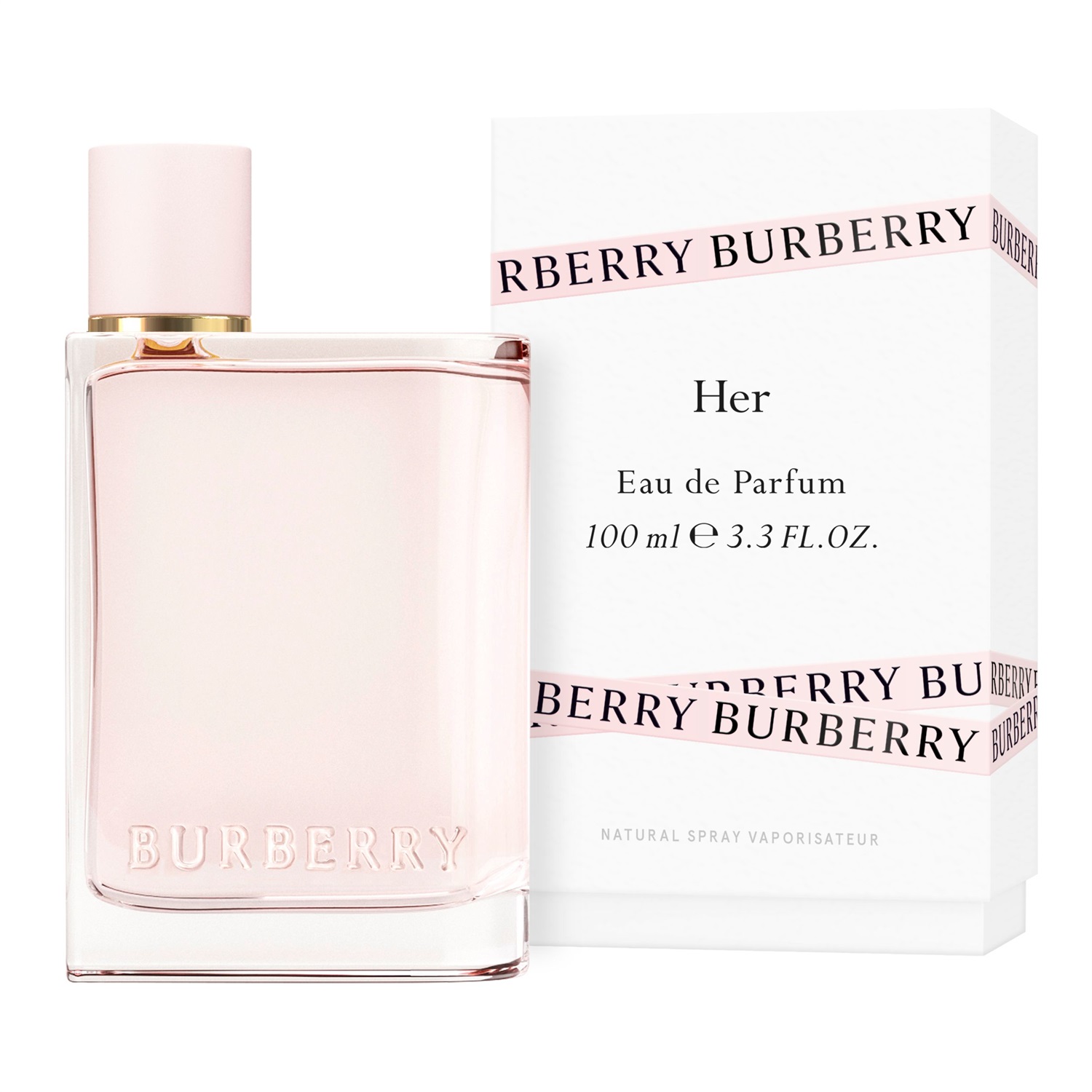 Burberry Her Eau de Parfum 100ml - Fragranza Gourmand da Donna con Note di Bacche Rosse e Nere