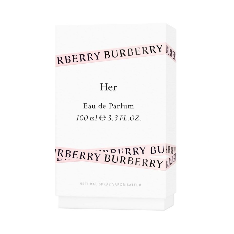 Burberry Her Eau de Parfum 100ml - Fragranza Gourmand da Donna con Note di Bacche Rosse e Nere