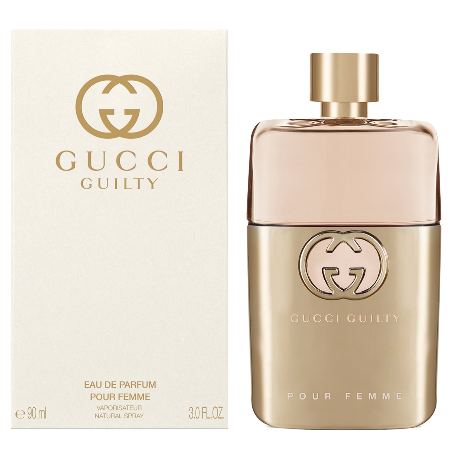 Gucci Guilty Pour Femme Eau de Parfum 90ml - Fragranza Floreale Orientale con Note di Mandora, Lillà e Patchouli
