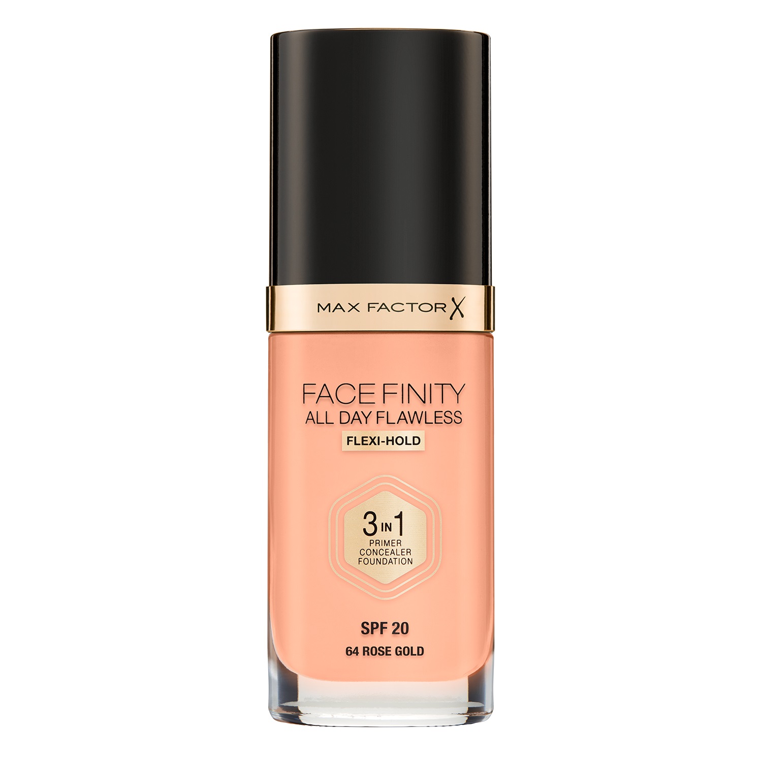 Max Factor Facefinity All Day Flawless Fondotinta Liquido 3in1 SPF20 Tono 64 ROSE GOLD - 30 ml