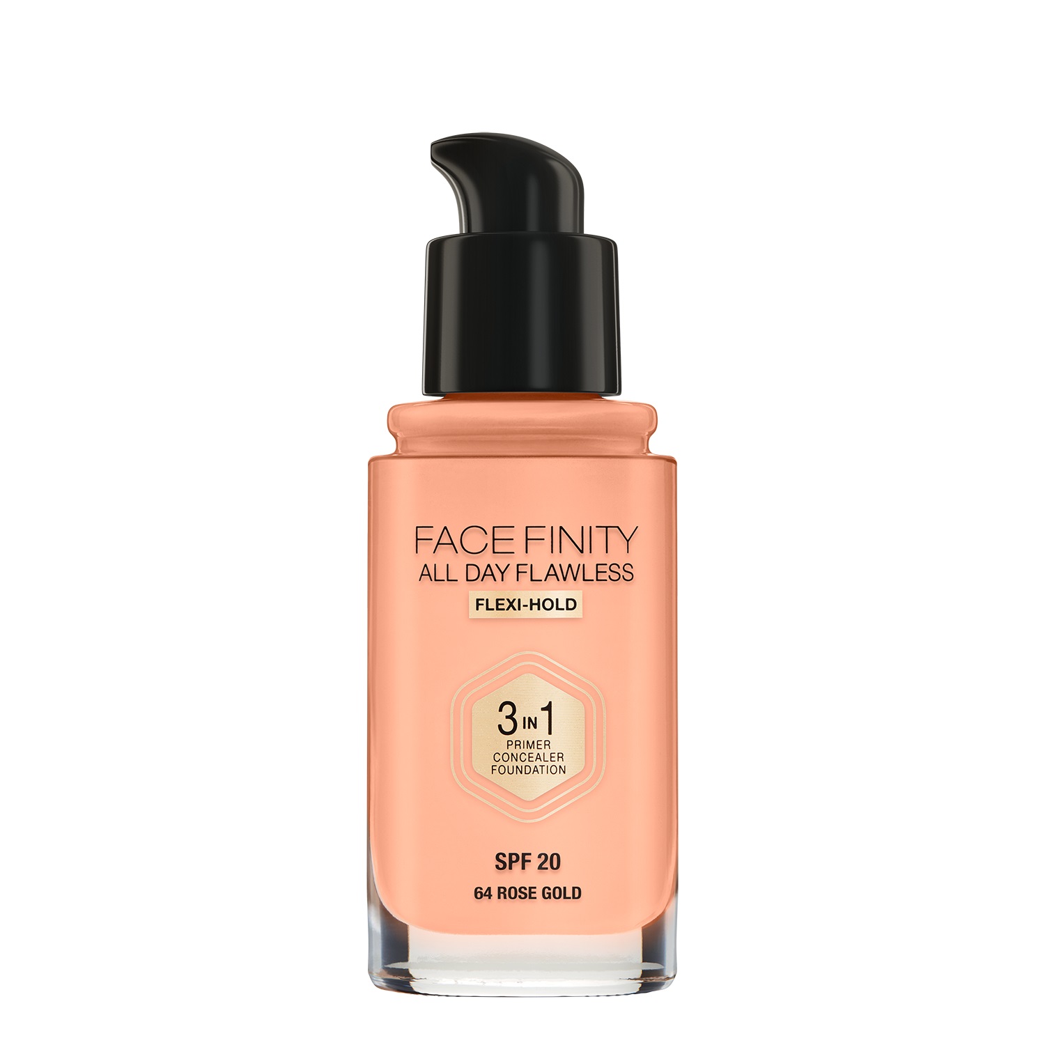 Max Factor Facefinity All Day Flawless Fondotinta Liquido 3in1 SPF20 Tono 64 ROSE GOLD - 30 ml