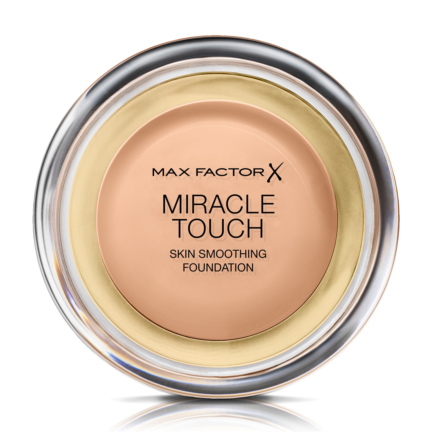 Max Factor Miracle Touch Fondotinta Coprente con Acido Ialuronico 045 Warm Almond 12 ml