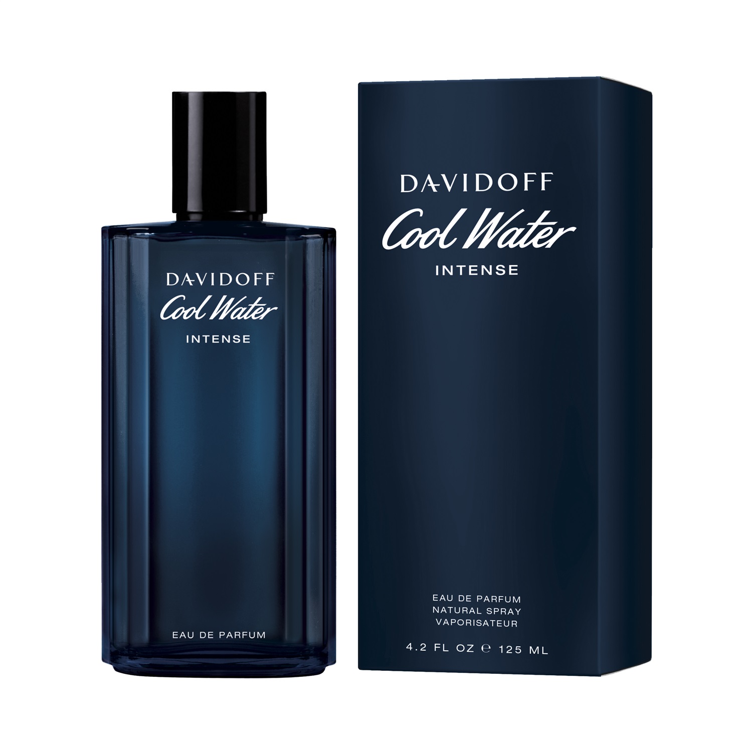 Davidoff Cool Water Intense Eau de Parfum 125ml - Fragranza Fresca e Fruttata con Mandarino Verde