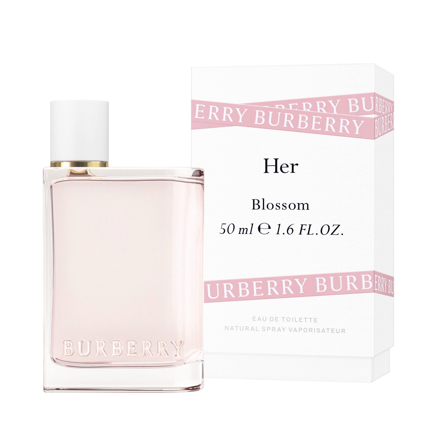 Burberry Her Blossom Eau de Toilette 50 ml - Fragranza Floreale-Fruttata per Donna con Note di Mandarino e Peonia