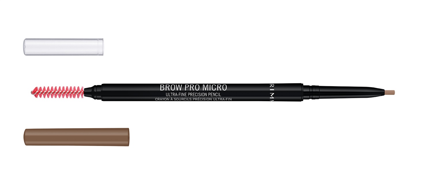 Rimmel Brow Pro Microdefiner 001 Blonde - Matita Sopracciglia Waterproof 0.09g con Pettinino