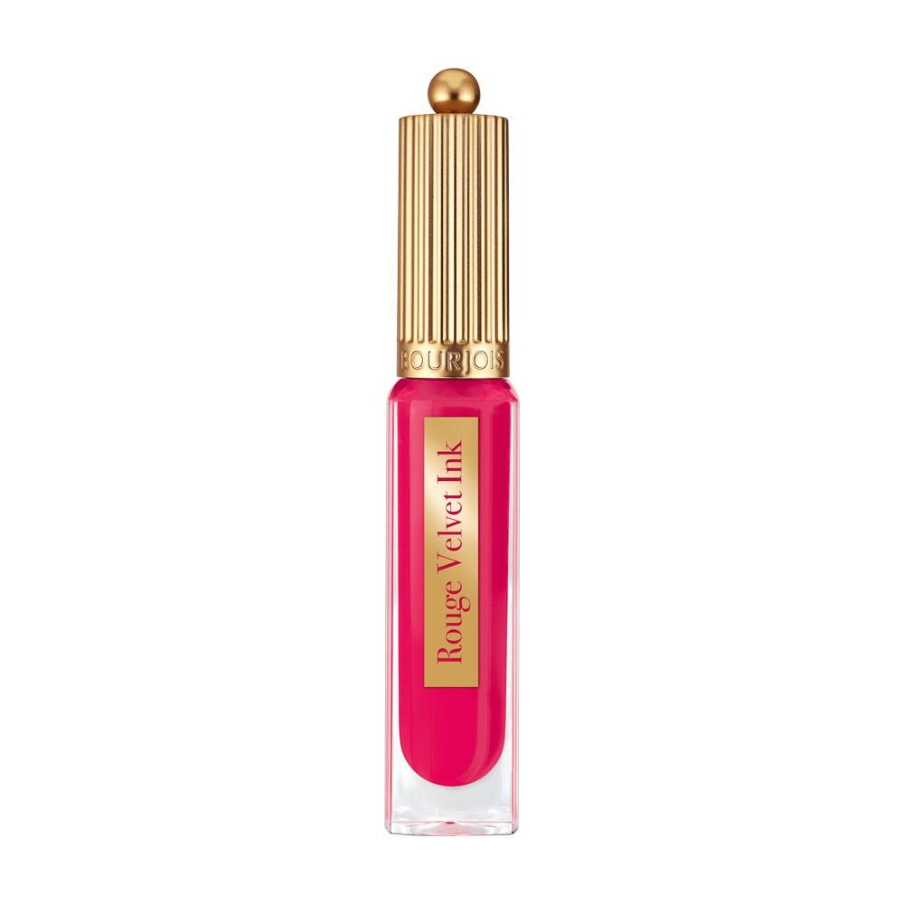 Bourjois Rouge Velvet Ink Rossetto Liquido Opaco 3.5 ml - Tonalità 07 Fushia Cha Cha, Effetto Ultra-Opaco e Lunga Durata