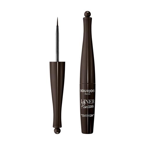 Bourjois Liner Pinceau Eyeliner Liquido 2,5 ml Waterproof 02 Brun Impressionniste - Tratto Preciso e Finish Brillante