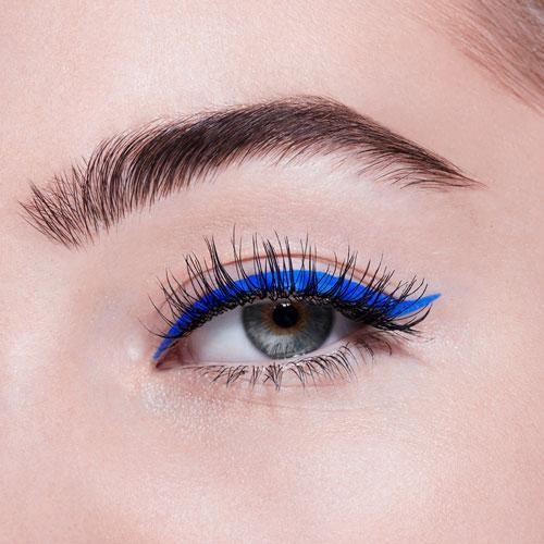 Bourjois Liner Pinceau Eyeliner Liquido 2,5 ml Waterproof 04 Bleu Pop Art - Tratto Intenso e Finish Brillante