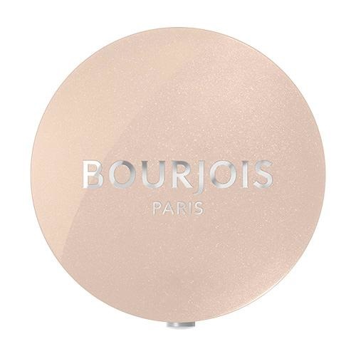 Bourjois Little Round Pot Ombretto 1,2 g 01 Blanc' Voutant - Ombretto minerale setoso 2-in-1 Crema e Polvere a Lunga Durata