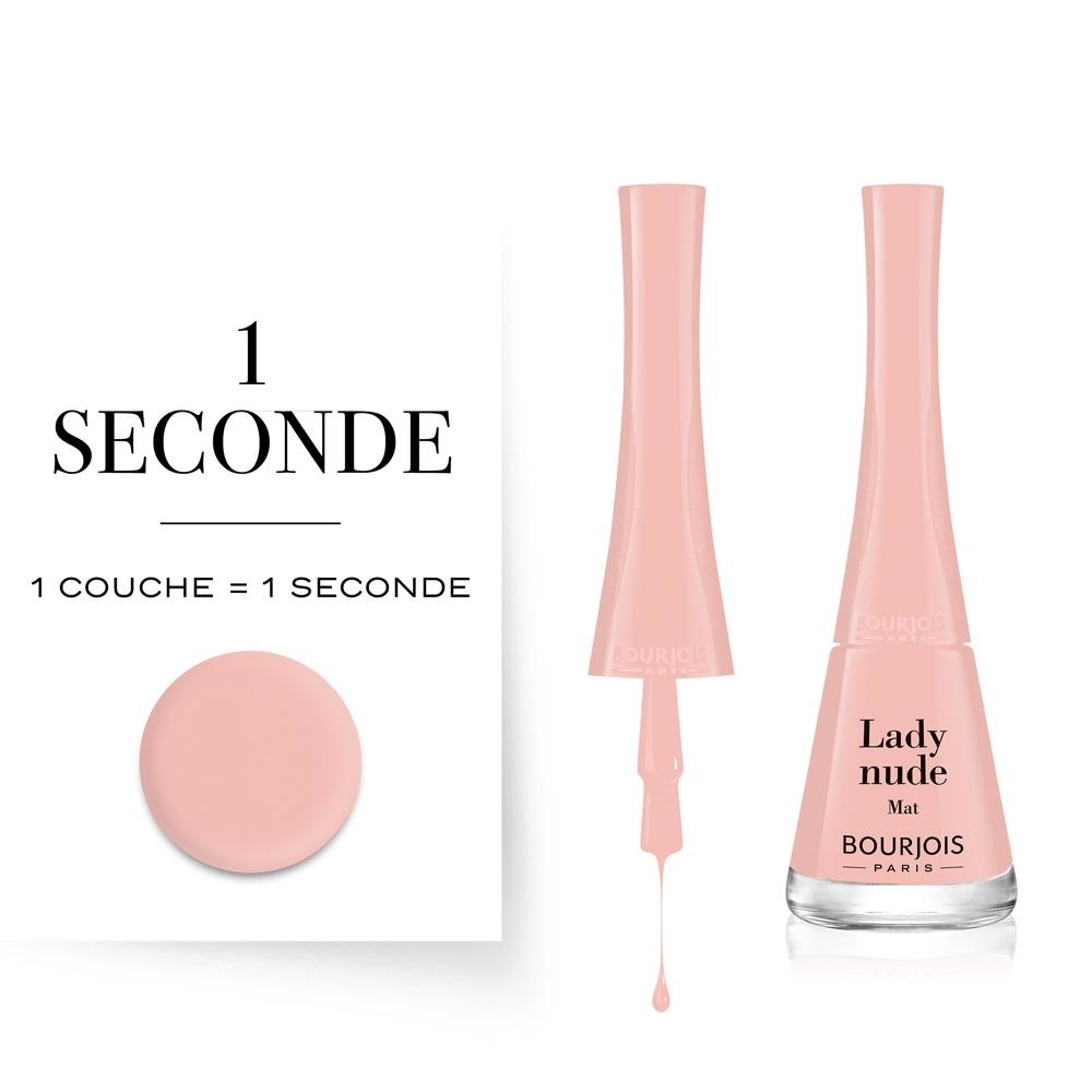 Bourjois 1 seconde smalto per unghie 9 ml Rosa Opaco