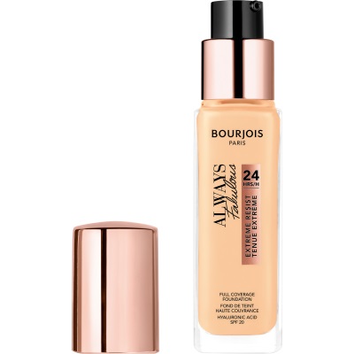 Bourjois Always Fabulous Fondotinta Coprente Liquido 30 ml 120 Light Ivory - Alta Coprenza, Lunga Durata fino a 24 ore, Finish Semi-Matte con SPF 20