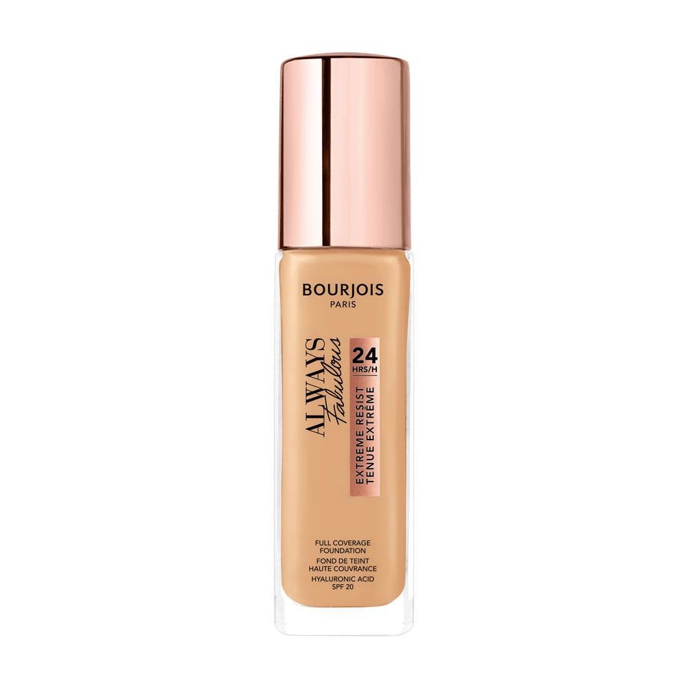 Bourjois Always Fabulous Fondotinta 30 ml 125 Ivory - Alta Coprenza, Lunga Durata 24h, Finish Semi-Matte, SPF20