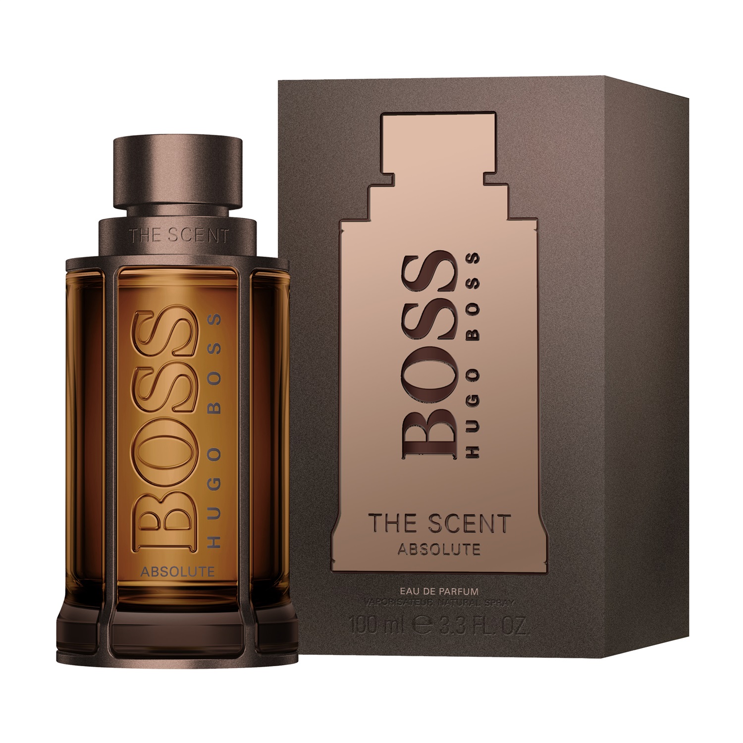 HUGO BOSS The Scent Absolute For Him Eau De Parfum 100ml - Fragranza Orientale Speziata, Note di Zenzero e Frutto della Maninka