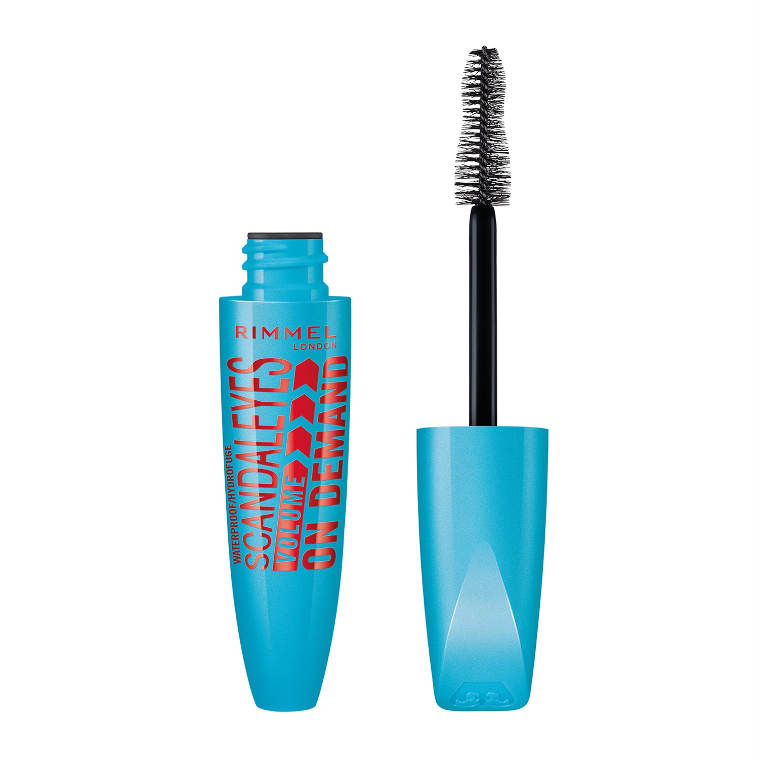Rimmel ScandalEyes Volume On Demand Waterproof Mascara Nero 12ml - Volume Modulabile, Resistente all'Acqua, Formula Idratante