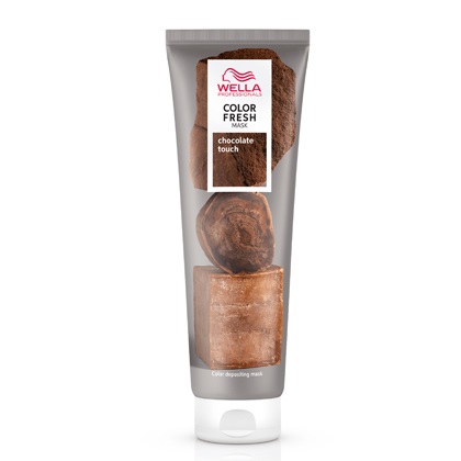 Wella Color Fresh Mask Chocolate Touch 150 ml - Maschera Pigmentata per Capelli, Colore Semi-Permanente, Idratante e Nutriente