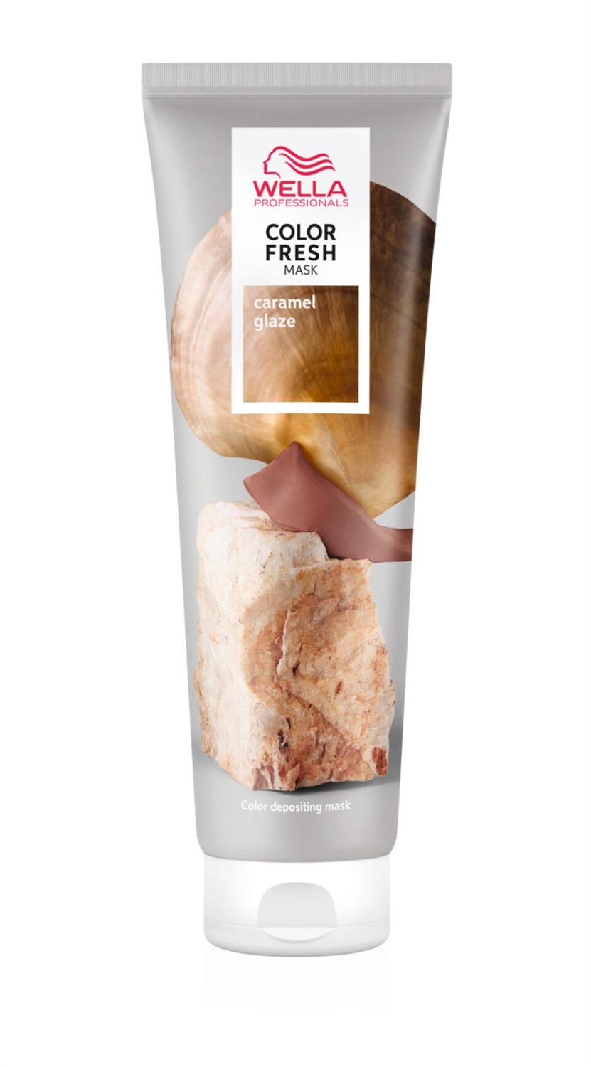 Wella Color Fresh Mask Caramel Glaze 150 ml - Maschera Nutriente Colorata per Tutti i Tipi di Capelli