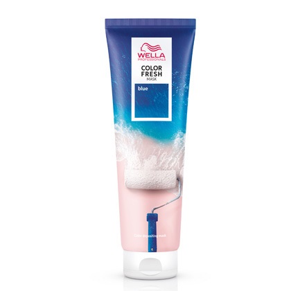 Wella Color Fresh Mask Blu 150 ml - Maschera Pigmentata per Capelli, Colore Semi-Permanente, Formula Delicata, Senza Siliconi e Ingredienti Animali