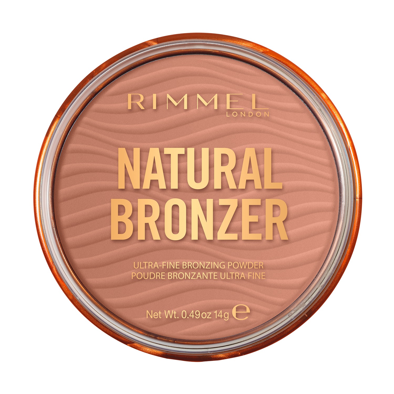 Rimmel Natural Bronzer 001 Sunlight - Terra Compatta Abbronzante 14g con Effetto Naturale