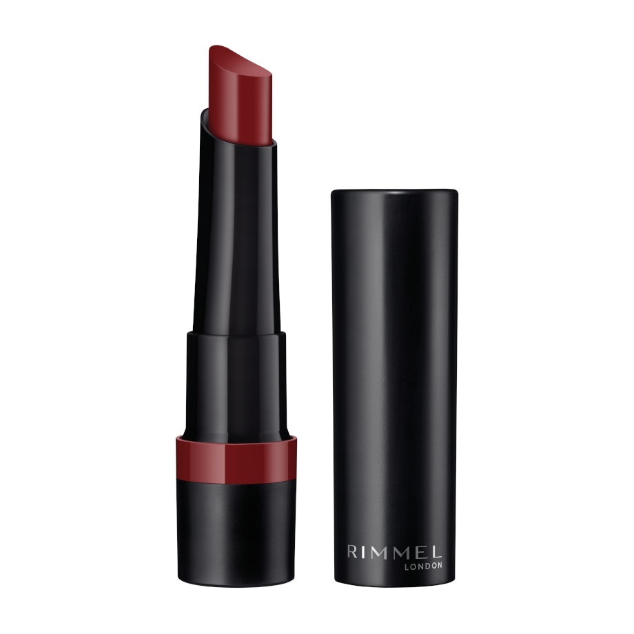 Rimmel Rossetto Lasting Finish Matte 530 Hollywood Red - Finish Opaco, Texture Cremosa, Lunga Tenuta