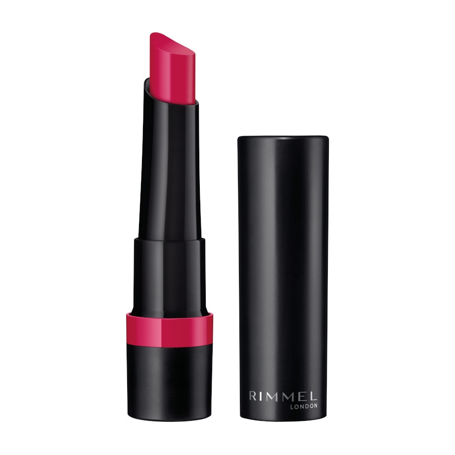 Rimmel Lasting Finish Matte 170 Furious Fuchsia - Rossetto Opaco 2,3g con Vitamina E, Olio di Cocco e Aloe Vera