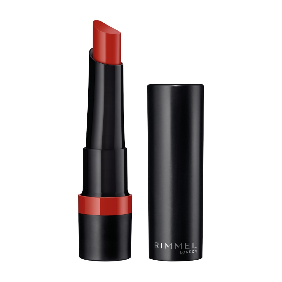 Rimmel Lasting Finish Matte Rossetto N.600 Tangerina - Finish Opaco, 2,3g, Lunga Tenuta con Vitamina E, Olio di Cocco e Aloe Vera