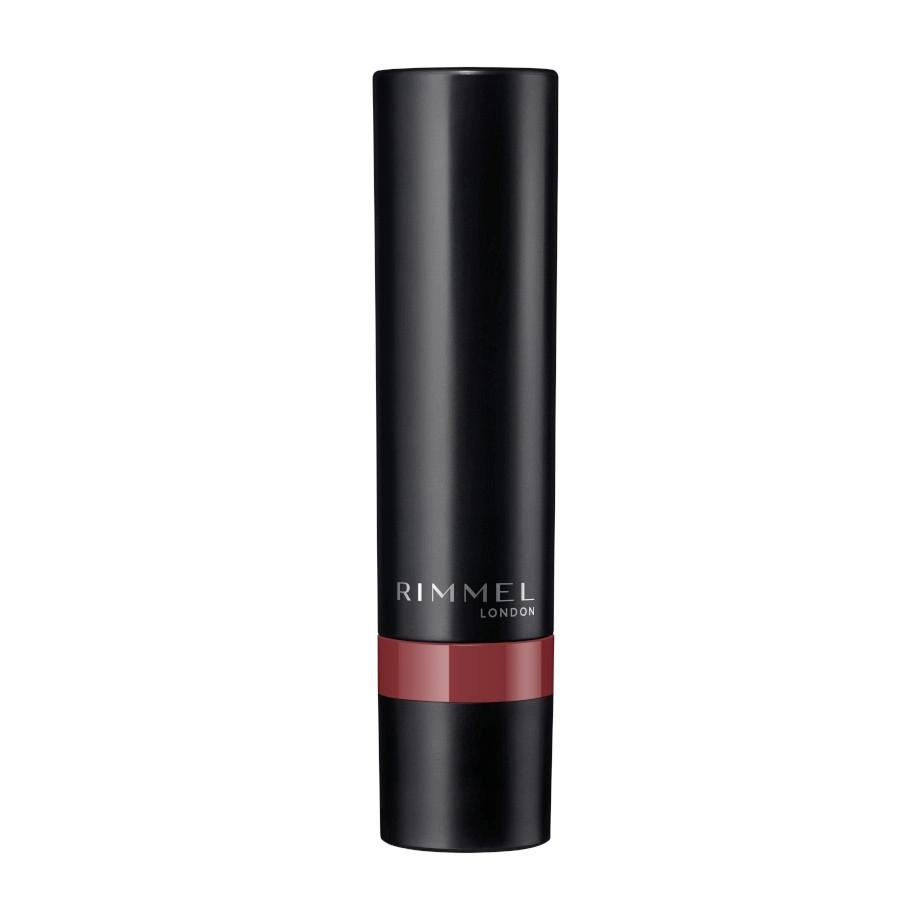 Rimmel London Lasting Finish Matte Lipstick 160 Chestnut Rose - Rossetto Opaco Lunga Tenuta con Vitamina E, Olio di Cocco e Aloe Vera