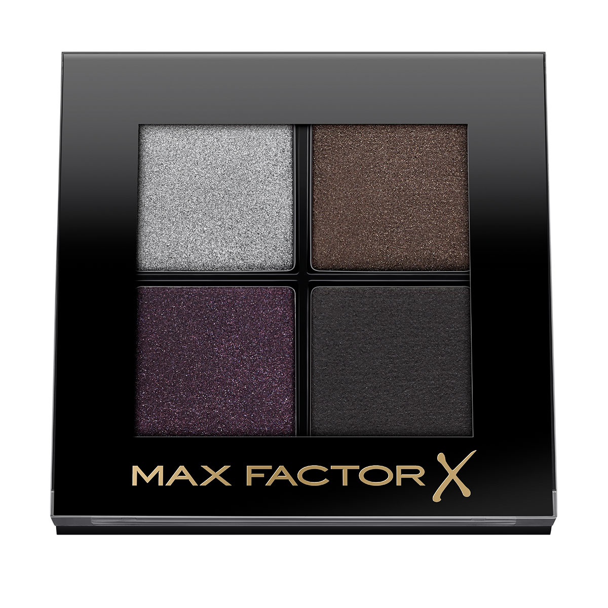 Max Factor Colour X-Pert Soft Touch Palette 005 Misty Onyx - 4 Ombretti Morbidi e Sfumabili con Finish Matte e Satinato