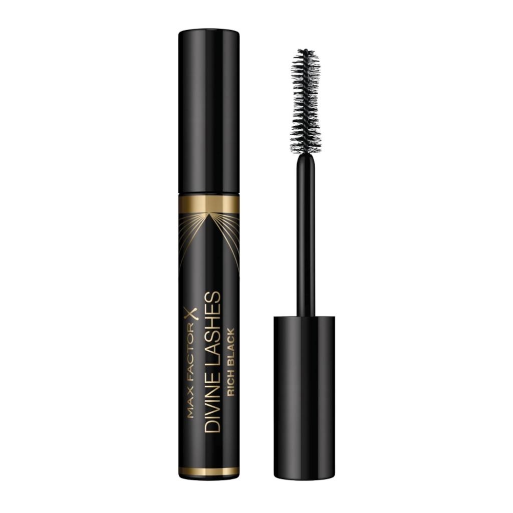 Max Factor Mascara Divine Lashes 001 Rich Black - Ciglia Extra Volumizzate e Definite, 8ml