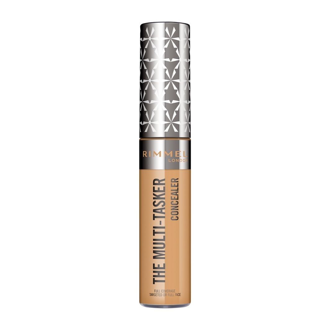 Rimmel London Multi-Tasker Concealer 080 Tan - Correttore Waterproof per Occhiaie e Imperfezioni, Formula Illuminante e Idratante