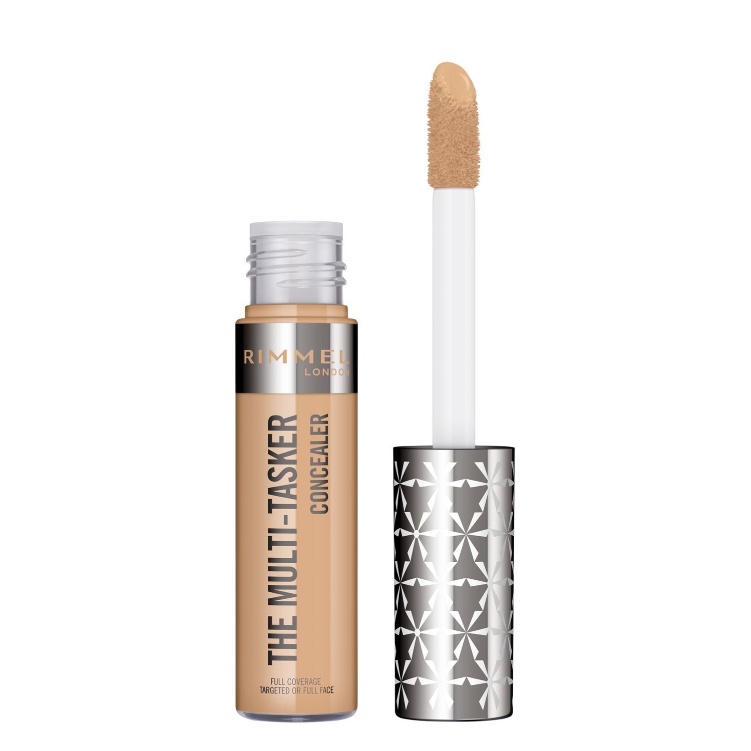 Rimmel Correttore Multi-Tasker 050 Sand - Alta Coprenza, Ultra Sfumabile, 10 ml
