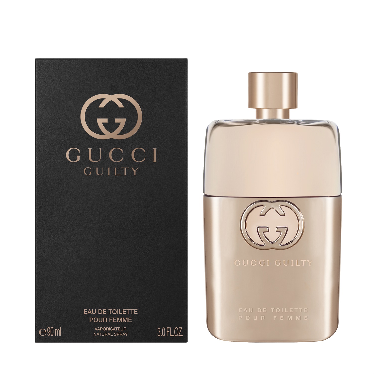 Gucci Guilty Pour Femme Eau de Toilette 90 ml - Fragranza Floreale Orientale con Geranio, Pepe Rosa e Lillà
