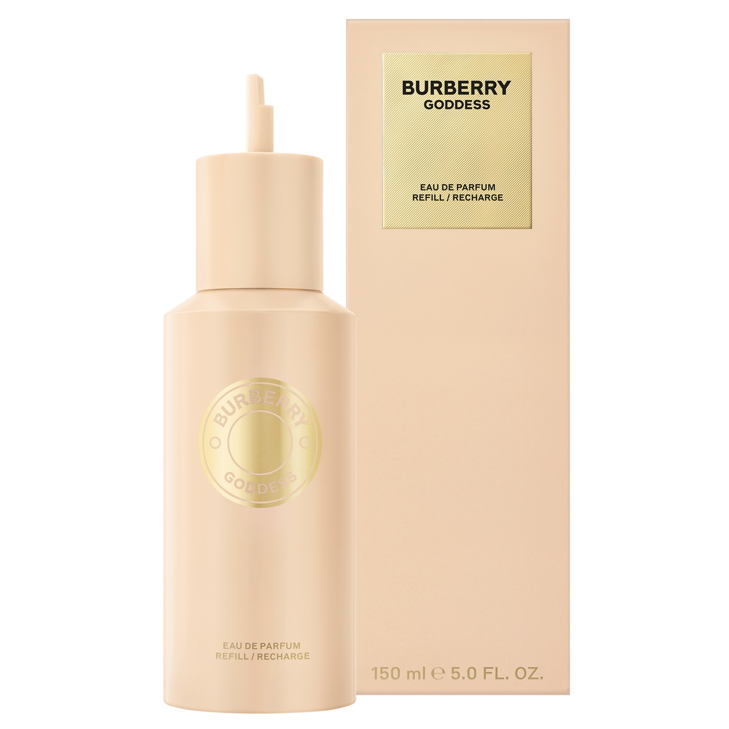 Burberry Goddess Eau de Parfum Ricarica Donna 150 ml - Fragranza Aromatica con Note di Vaniglia e Lavanda