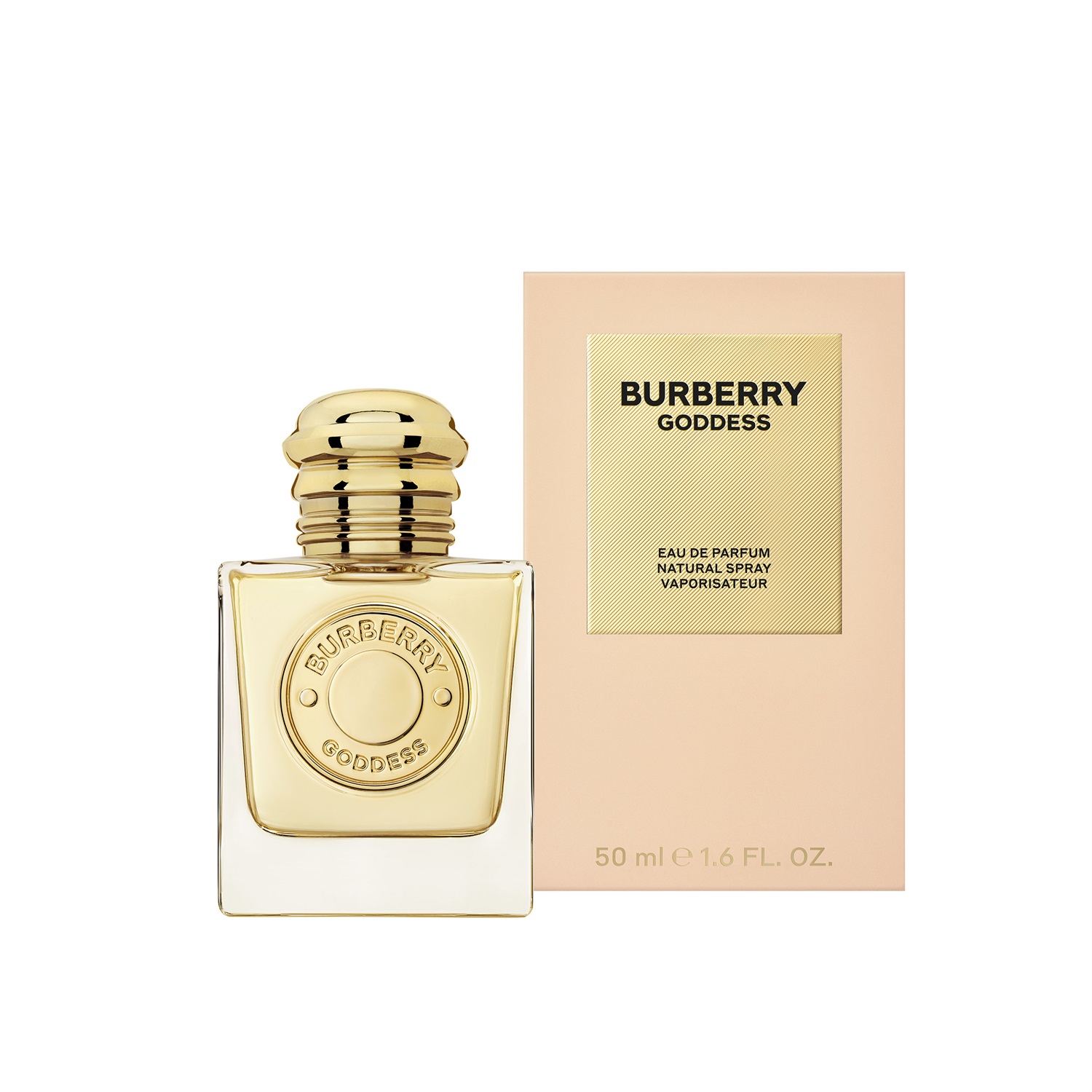 Burberry Goddess Eau de Parfum Ricaricabile Donna 50 ml - Fragranza Aromatica con Vaniglia e Lavanda