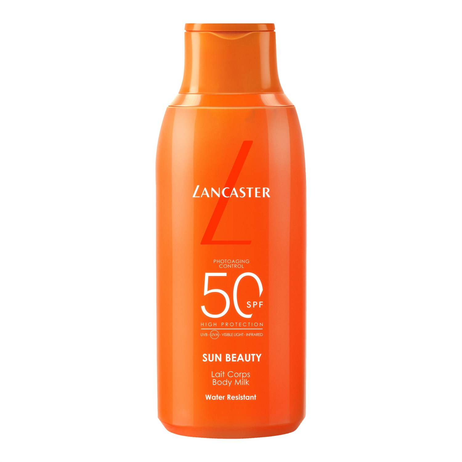 Lancaster Sun Beauty Body Milk SPF 50 - Latte Corpo Lattiginoso e Leggero, 175 ml, Resistente all'Acqua e Protezione Solare Ad Amplo Spettro